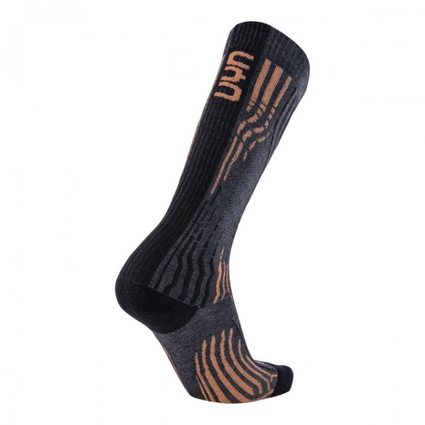 UYN Lady Ski Cashmere Socks Grey Stone / Copper