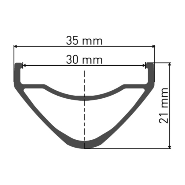 HX 1700 SPLINE Laufrad 27.5" IS 30 148/12 MS