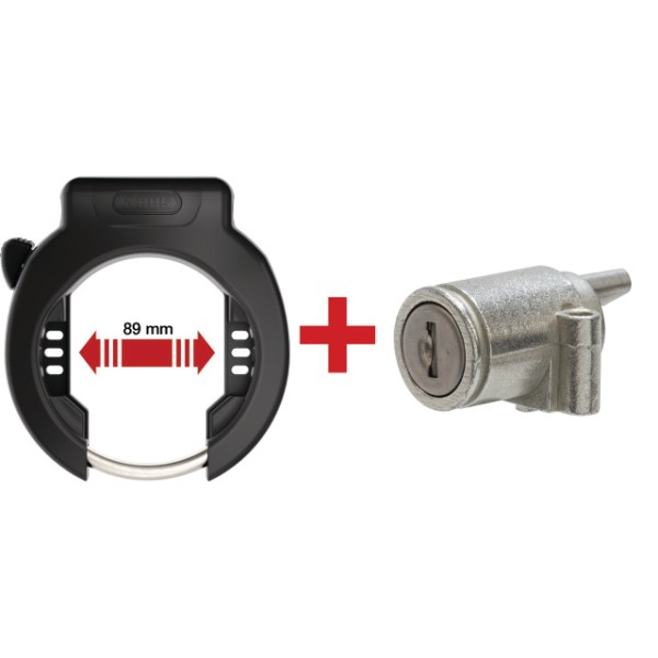 Abus Rahmenschloss 4750XL & Akkuschloss IT2.1 T82 Bosch, gleichschliessend