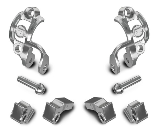 Magura Klemmschelle Shiftmix 1+2, für Shimano I-Spec I+II Schalthebel, Silber