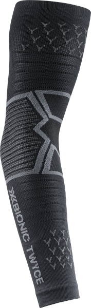X-BIONIC Unisex Twyce Armsleeve black/charcoal S/M