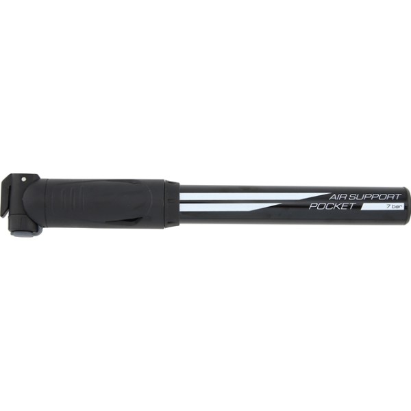 Contec Air Support Pocket Minipumpe Schwarz Aluminium