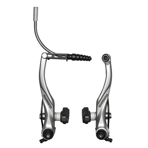 Shimano V-Brake Alivio BR-T4000 hinten 16mm 90° Bremsschuh S65T silber Box