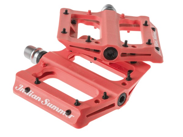 Indian Summer Standing Bear Pedal, austauschbare Pins. Red.