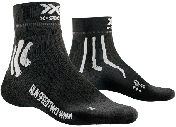 X-SOCKS Women Run Speed two 4.0 opal black/arctic white