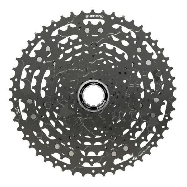 Shimano Kassette CS-LG400 CUES 11-Gang 11-50 Zähne Linkglide Schwarz