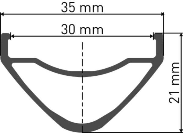 EX 1700 SPLINE Laufrad 27.5" IS 30 148/12mm MS