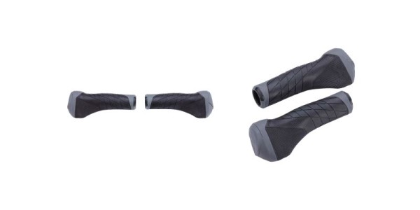 Ergogriff 2 x 133mm schwarz / grau
