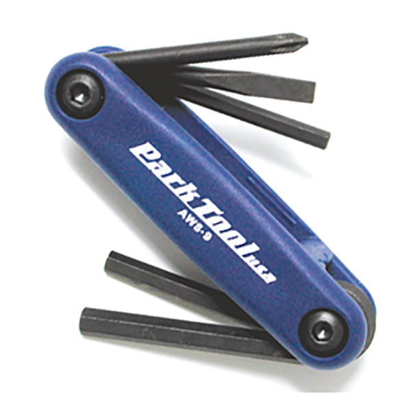 Parktool Werkzeug, AWS-9.2 5teiliges Klappwerkzeug