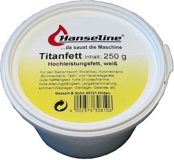 Hanseline Titan-Fett 250ml, weiss