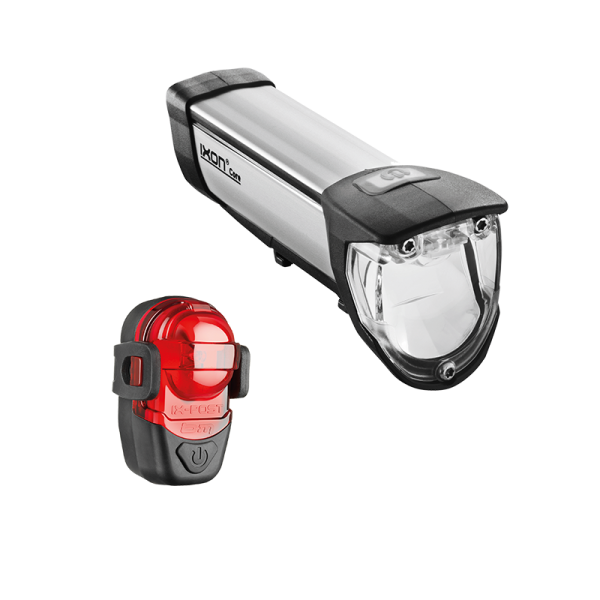 Busch & Müller Beleuchtung Akku Set, IXON CORE 50 Lux, USB Ladegerät