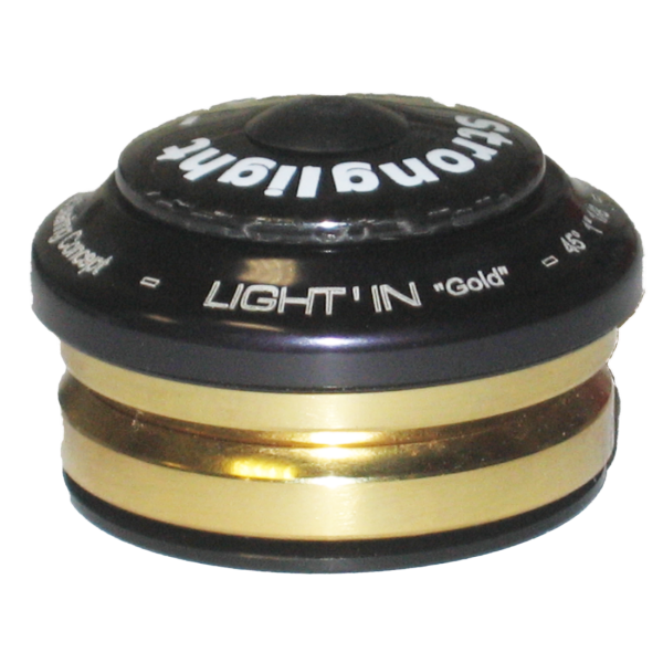 Steuersatz, LIGHT`IN GOLD, Integrated, 1"1/8-1"1/8, 45°