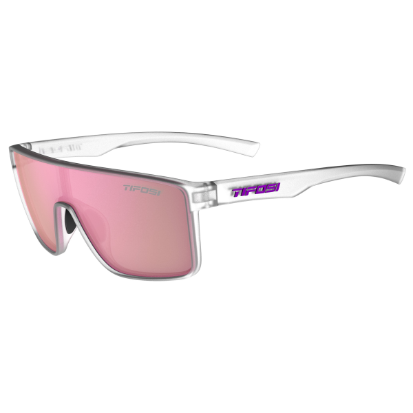 Tifosi Sonnenbrille Sanctum, Satin Clear, M-L, Pink Mirror