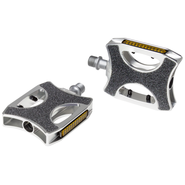 Ergotec Pedale, EP Urban 9/16" 7mm gedichtetes Lager silver Format: 98x78mm Sandpapierauflage