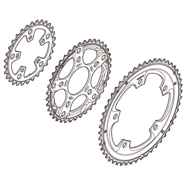 Shimano Kettenblatt Tiagra FC-4603 39 Zähne silver