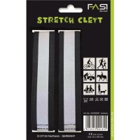 FASI Stretch Clett Reflexband schwarz FASI Stretch Clett Reflexband schwarz