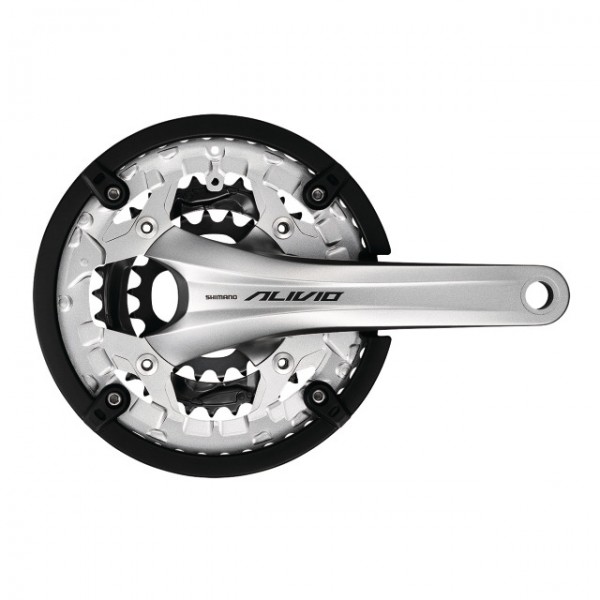 Shimano Kettenradgarnitur Alivio FC-T4060 HTII 175mm 44x32x22 silber Box
