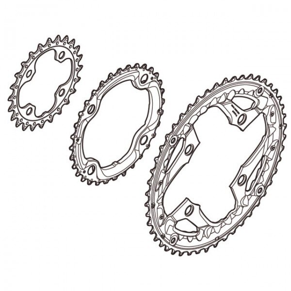 Shimano Kettenblatt Deore LX FC-T551 32 Zähne AE