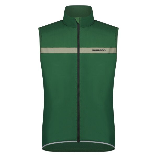 Shimano Men Evolve Wind Vest Insulated green, M