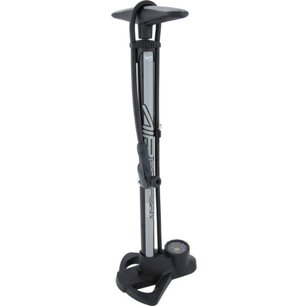 Contec Air Support Sport Standpumpe Schwarz Grau