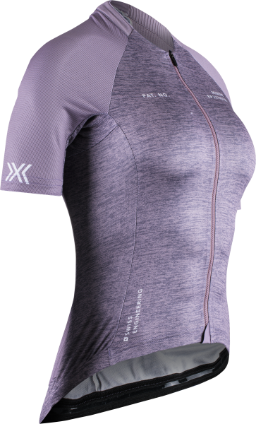 X-BIONIC Women Corefusion Endurance Merino Jersey SH SL dusty lavender melange, XS