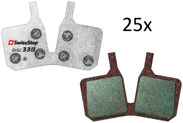 SwissStop Bremsbelag Disc 33 E Magura, MT5, MT7, Box à 25 Paar