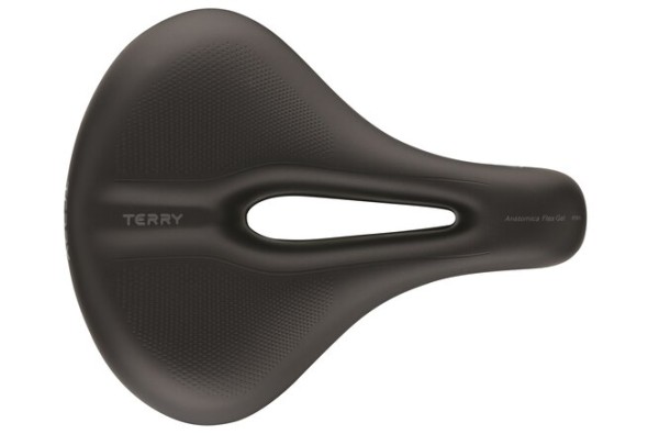 Fizik Terry Sattel Anatomica Flex Gel Man mit Öffnung schwarz