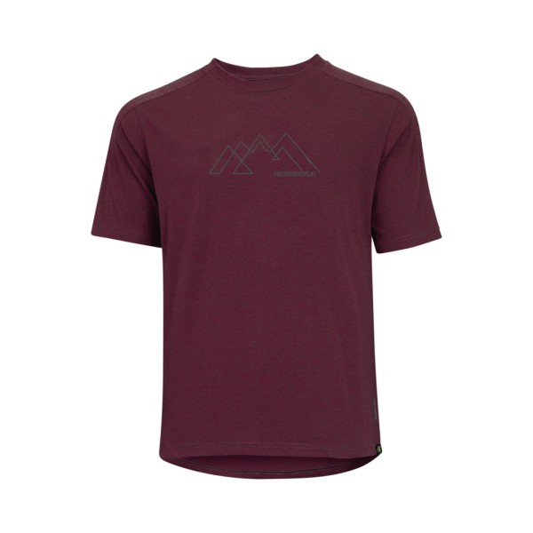 Flow Getoutandplay Tech Tee raisin S