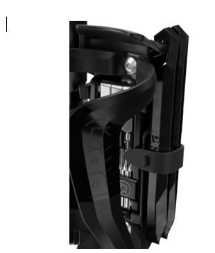 PRO Porte-bidon Smart Cage avec Jeu de démonte-pneu noir