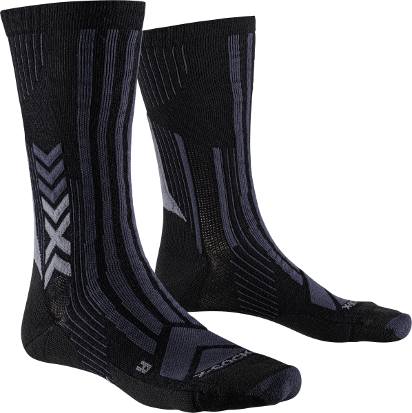X-SOCKS Men Trek Perform Merino Crew opal black/charcoal