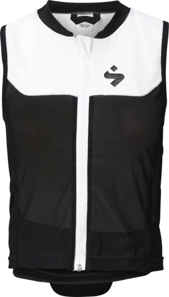Sweet Protection Back Protector Race Vest Junior schwarz/weiss XS