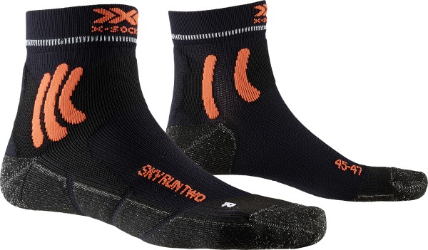 X-SOCKS Men Sky Run Two opal black/arctic white