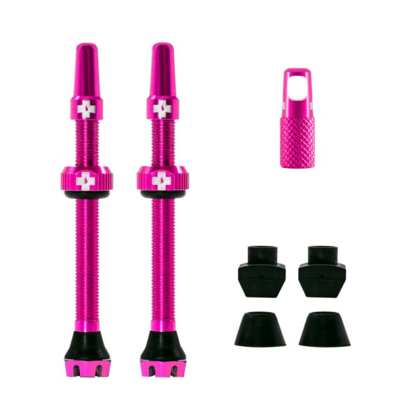 Muc-Off V2 Tubeless Valve Kit 60mm/pink