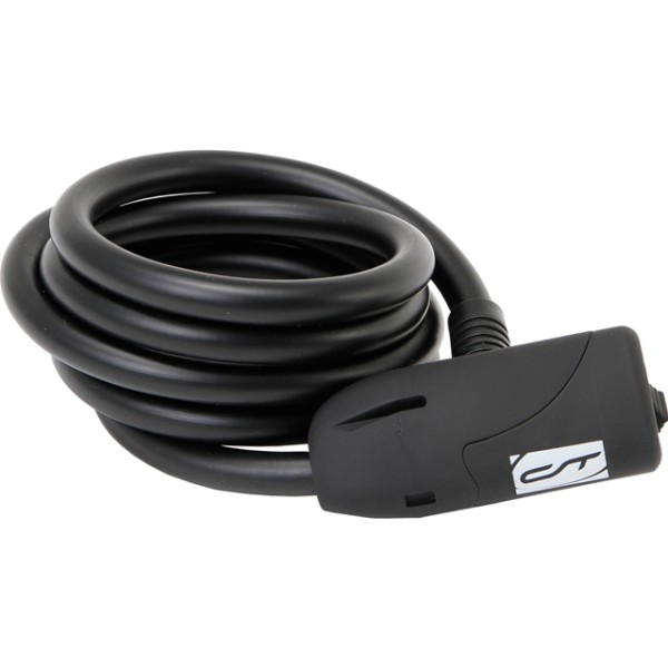 Contec Spiralkabelschloss Neoloc schwarz