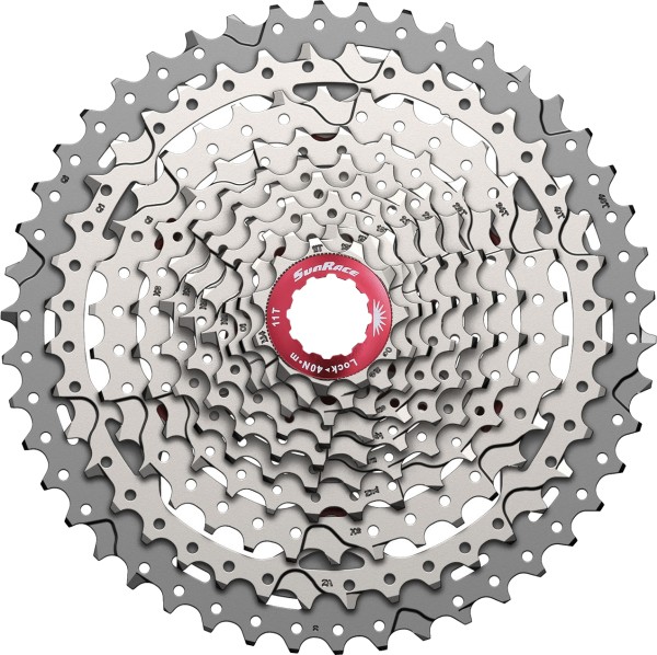 Sunrace MX 3 Kassette 11-46, CSMX3, metallic, 10-fach