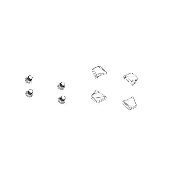 Chainring Bolt KIT 4X1 M8.5X7/M8.5X5 SteelQTY 4 one size