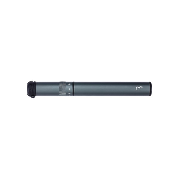 BBB Minipumpe Teleskop 21cm 9bar 123g grau Modell Samurai, Presta/Schrader/Dunlop