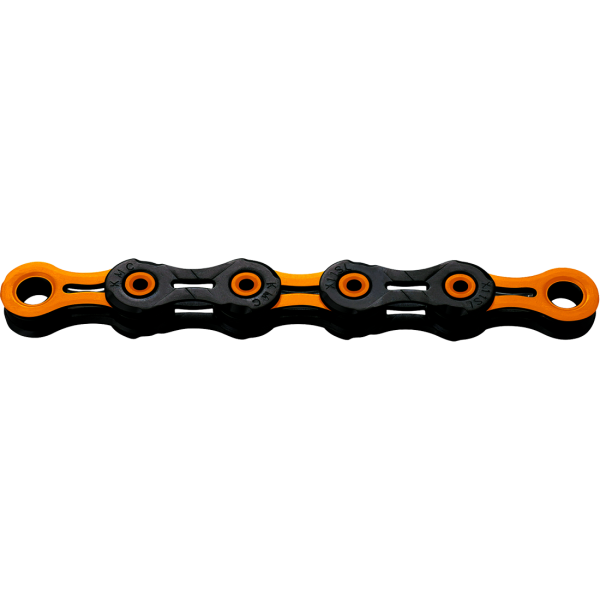 KMC Kette, X11 DLC, black/orange, 118 Glieder