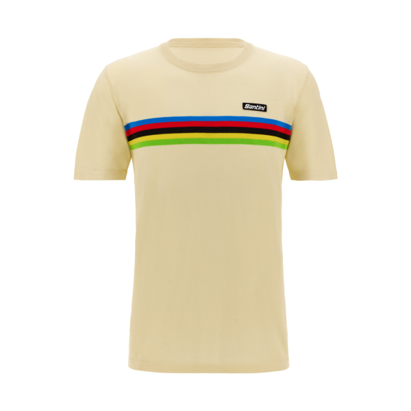 T-Shirt, UCI Rainbow World Champion, BIANCO, S