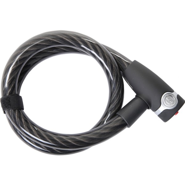 Contec Ecoloc Kabelschloss 15mm x 85cm Schwarz Sicherheitsstufe 5