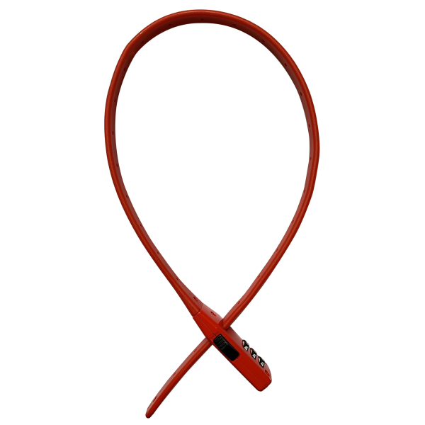 Incirca Rasterschloss, Zahlen, rot, Länge: 48 cm, Ø 11 mm, 10er Set
