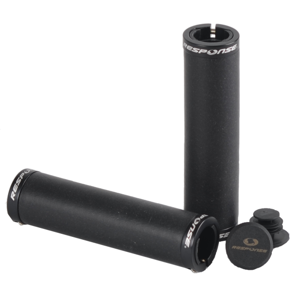 Griffe, SILIKON GRIP Lock on black Länge: 130mm Dicke: 6mm Griff-Ø: 22/31mm inkl. Plugs FG-120