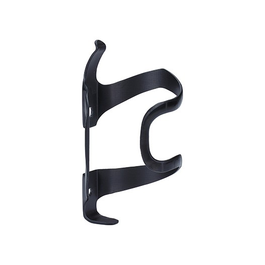 Bidonhalter Sidecarbon links schwarz matt, UD-Carbon 29g, inkl. Aluschrauben