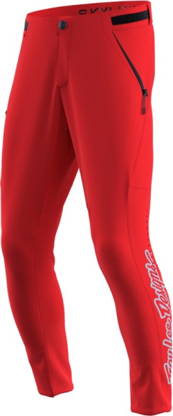 Troy Lee Designs Skyline Pants no Liner Youth 26, Signature Fiery Red