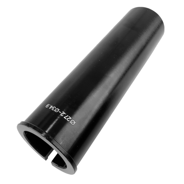 Passhülse, für Sattelstützen 27.2 mm auf 34.9 mm black Aluminium 120mm
