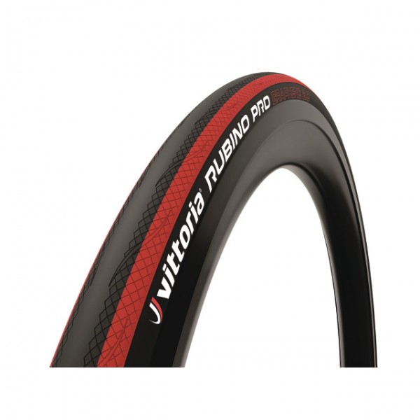 Vittoria Pneu Rubino Pro G2.0 700x25c falt rot-schwarz