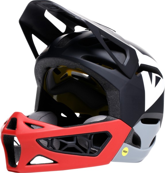 Dainese Linea 01 MIPS Evo Mono matt black/red/nardo grey 59-62