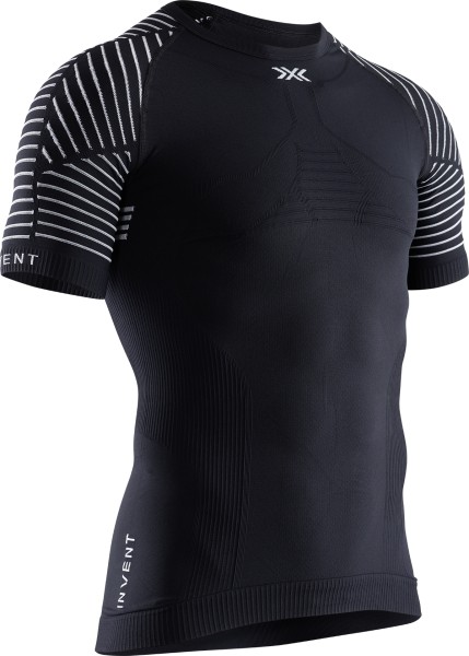 X-BIONIC MEN Invent 4.0 LT Shirt SH SL opal black/arctic white, M