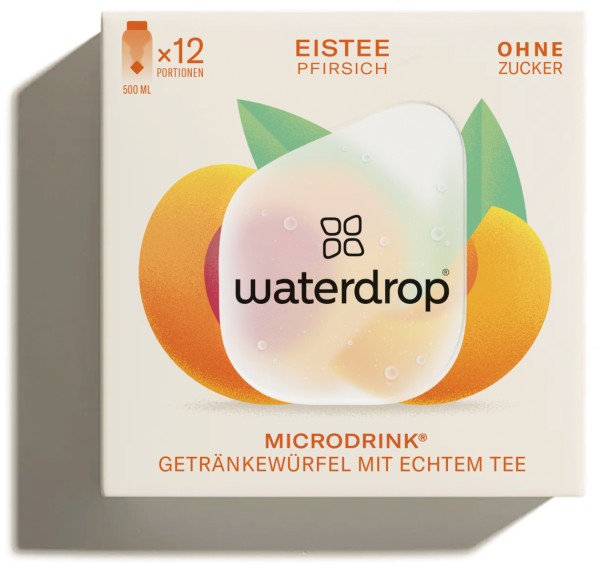 waterdrop Microdrink Eistee Pfirsich (6x 12 Pack)