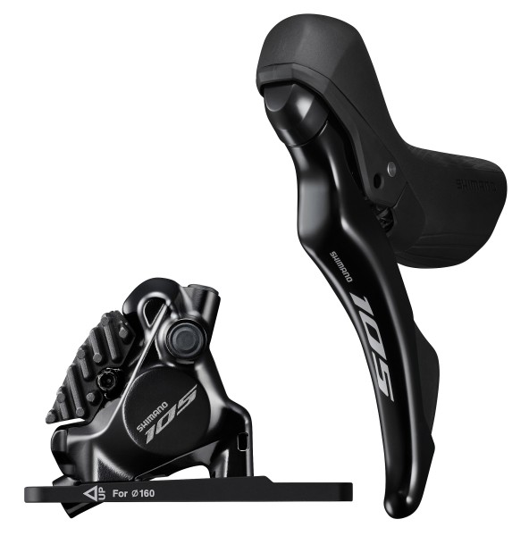 Shimano Set frein à disque 105 BR-R7170 avec ST-R7120 avant noir